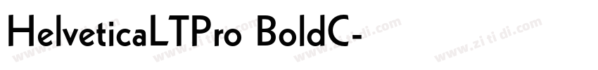 HelveticaLTPro BoldC字体转换